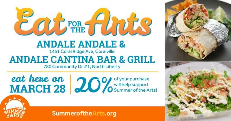 Andale Eat for the arts