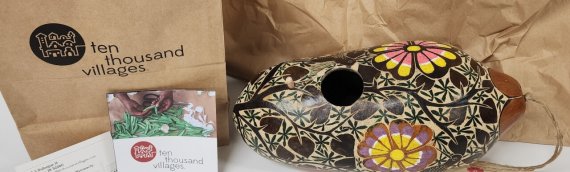 Hand Carved – Compostable gourd Birdhouse