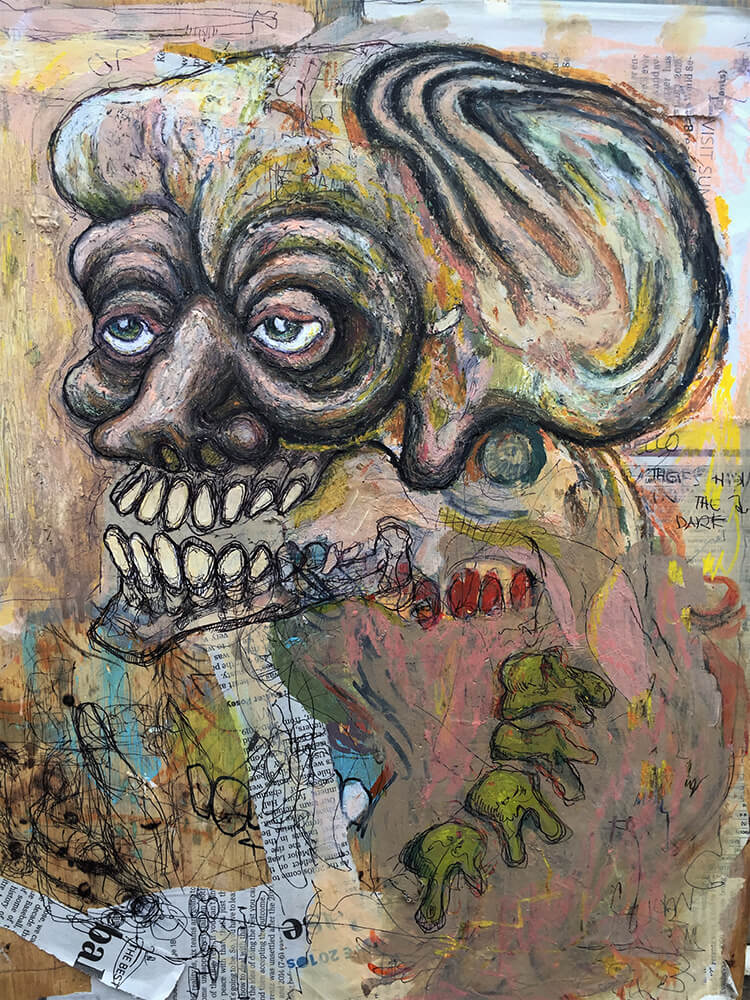 painting-of-skeleton-face