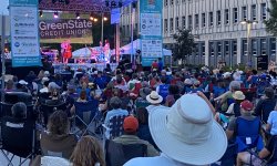 lakecia benjamin on the 2024 iowa city jazz festival main stage