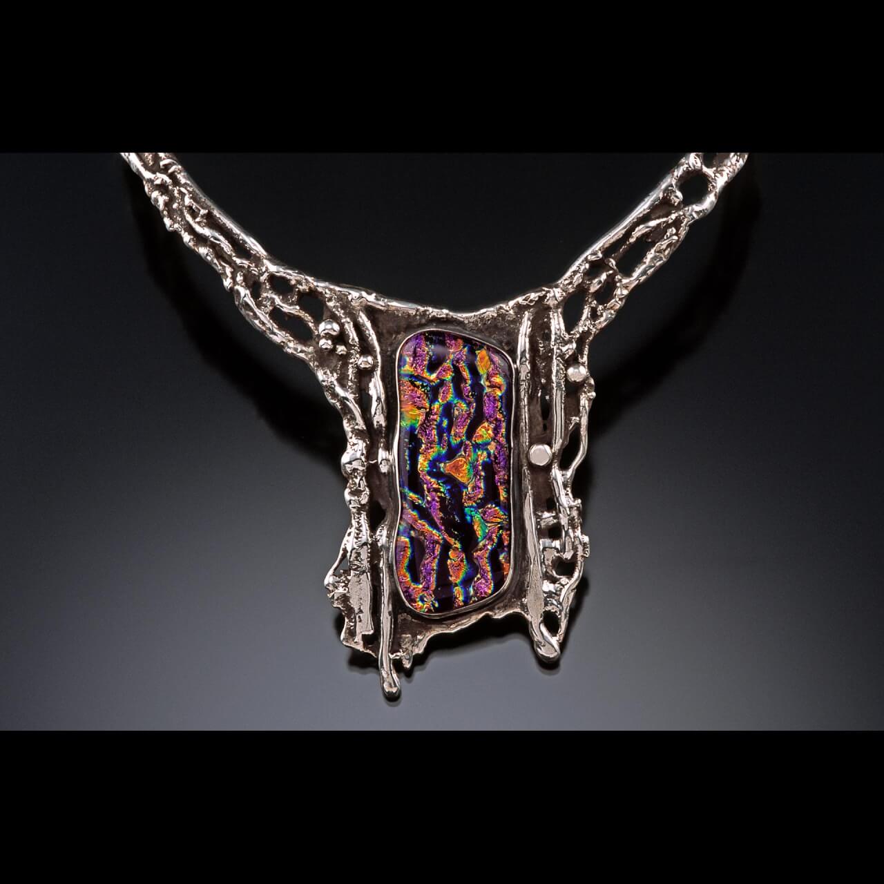Mathews necklace metal colorful
