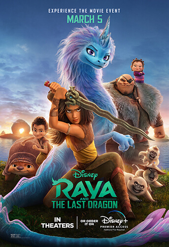 raya and the last dragon movie poster image